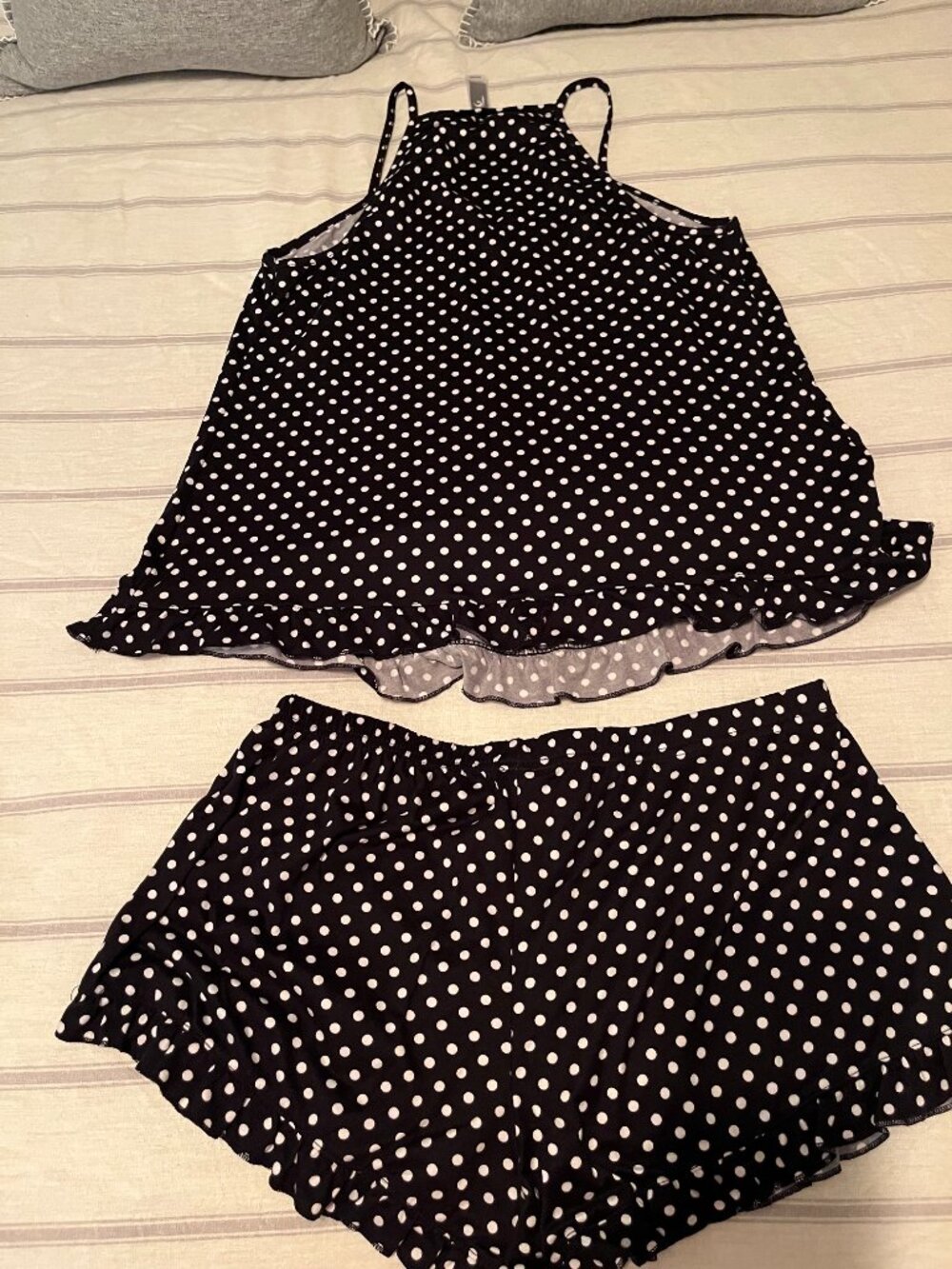 Pj Coulture sz. M pok a dot short set